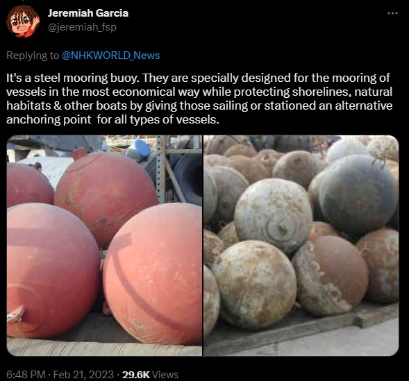 "Mistério" da esfera encontrada em praia do Japão é desvendado