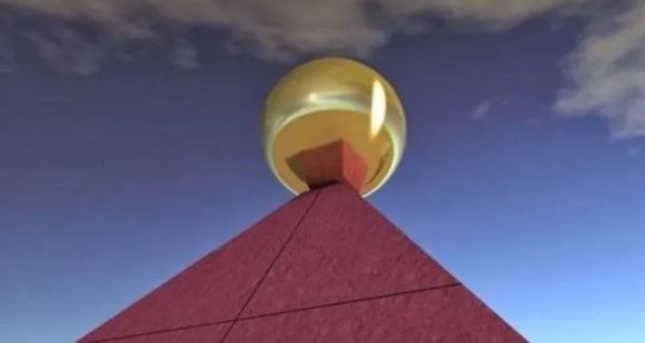Esfera misteriosa estava no topo da grande pirâmide do Egito