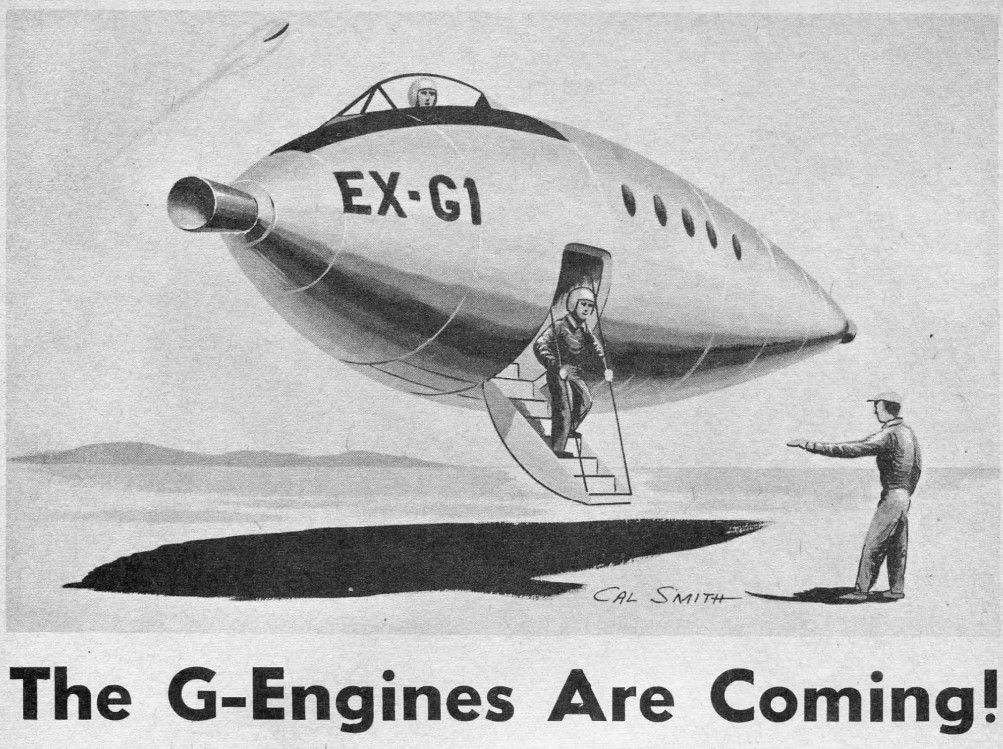 Em 1956 achavam que logo iríamos fabricar motores antigravitacionais