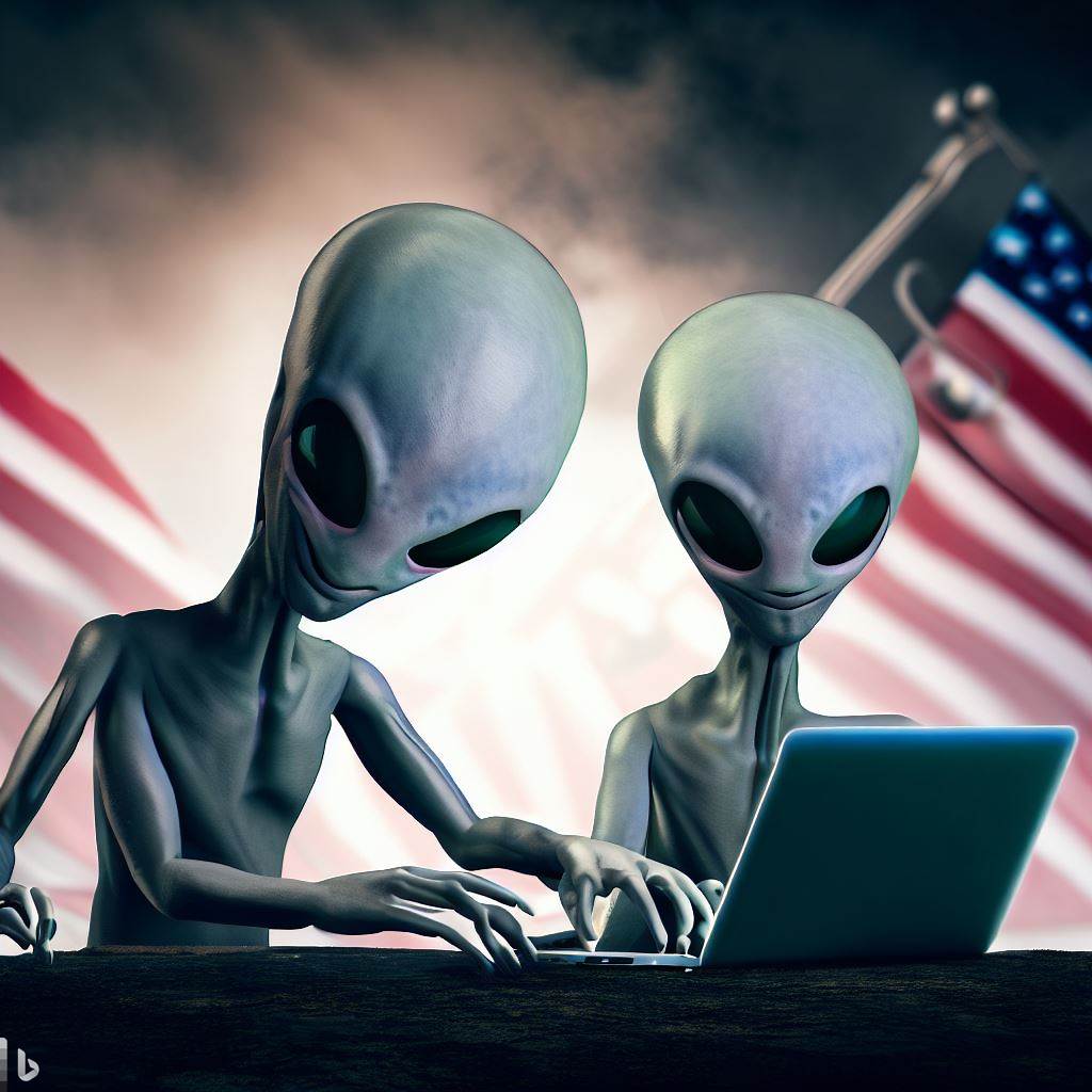 Os alienígenas estão trabalhando junto com o governo dos EUA?