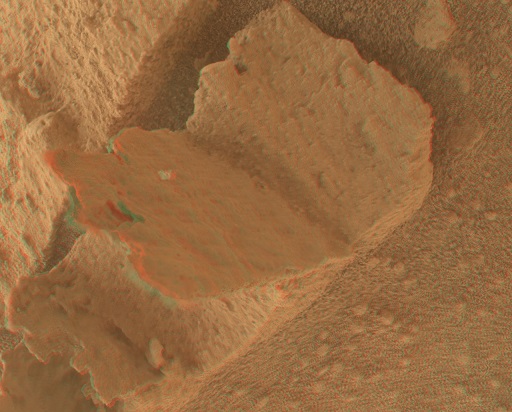 Rocha em forma de livro aberto é fotografada em Marte por Sonda da NASA
