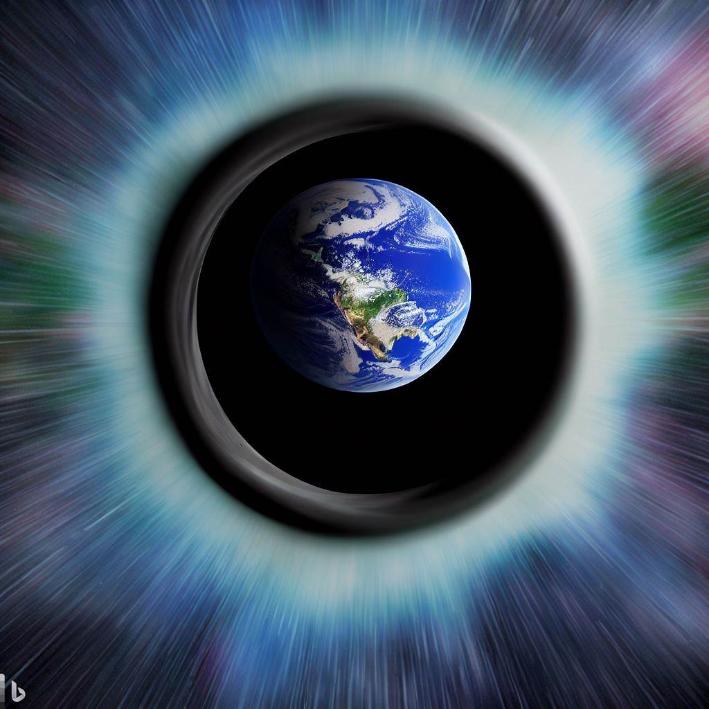 A Terra pode estar dentro de um buraco negro