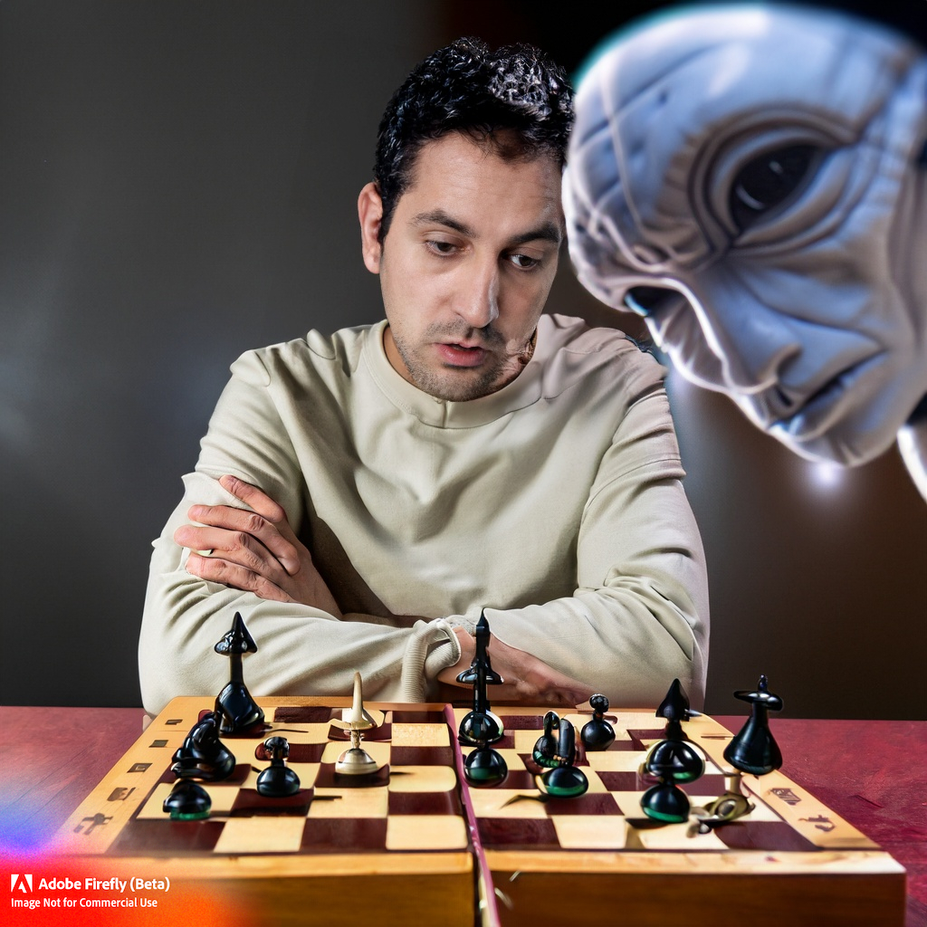 Um jogo de xadrez com um extraterrestre 
