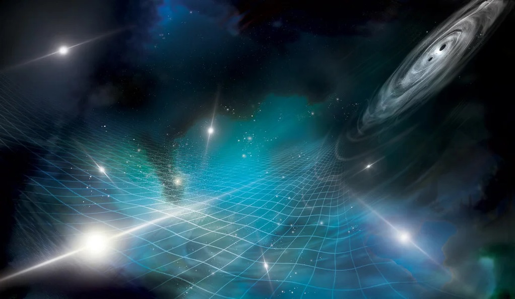 É apresentada primeira evidência de "fundo" de ondas gravitacionais