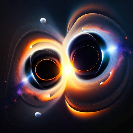 2 buracos negros irão colidir, e poderemos ver isso da Terra