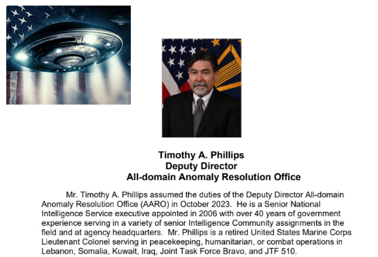 Timothy A. Phillips é nomeado novo diretor do AARO