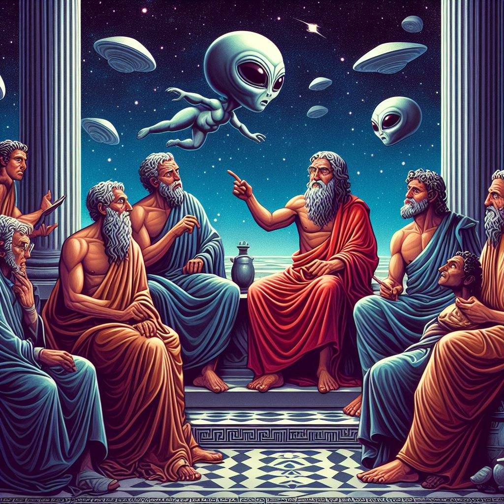 O que os pensadores da Grécia Antiga acreditavam sobre a vida extraterrestre