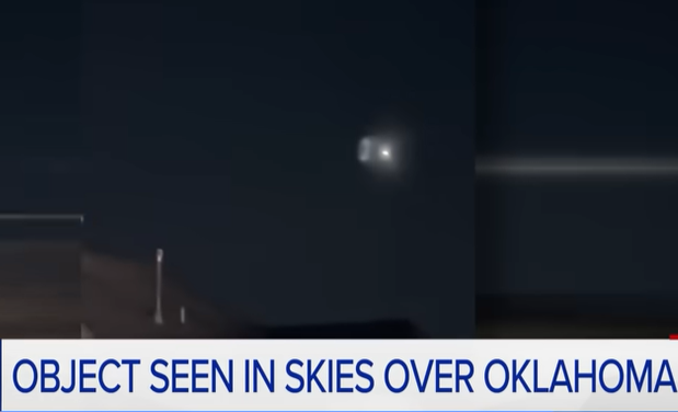 OVNI é filmado em Oklahoma City, mas o Pentágono diz que OVNIs não existem